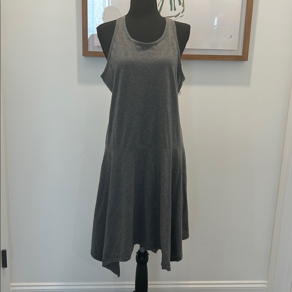Mossimo gray halter hankerchief dress. XL